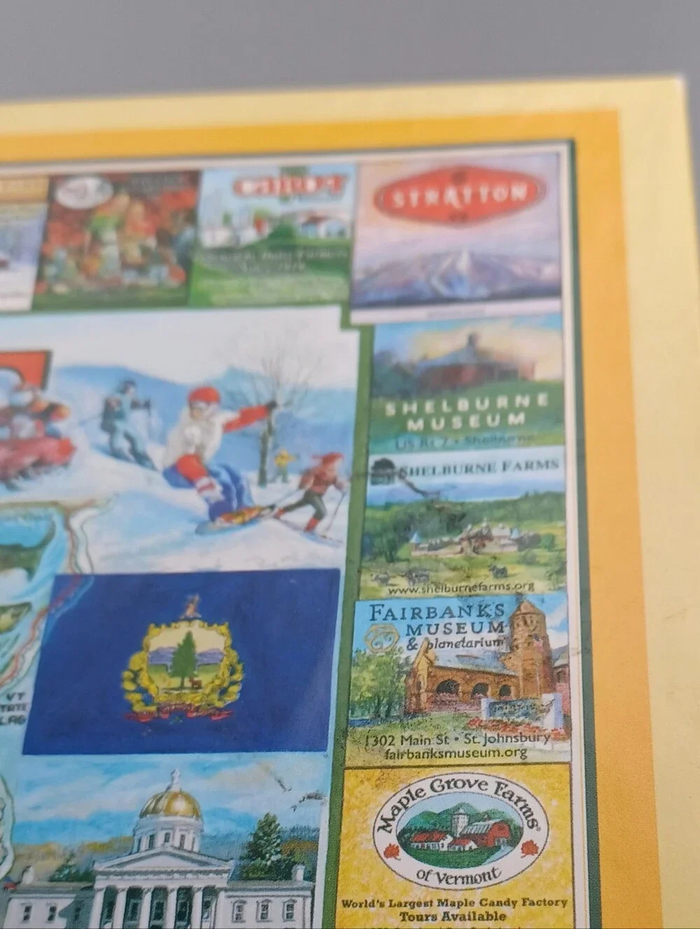 White Mountain Vermont Puzzle Complete